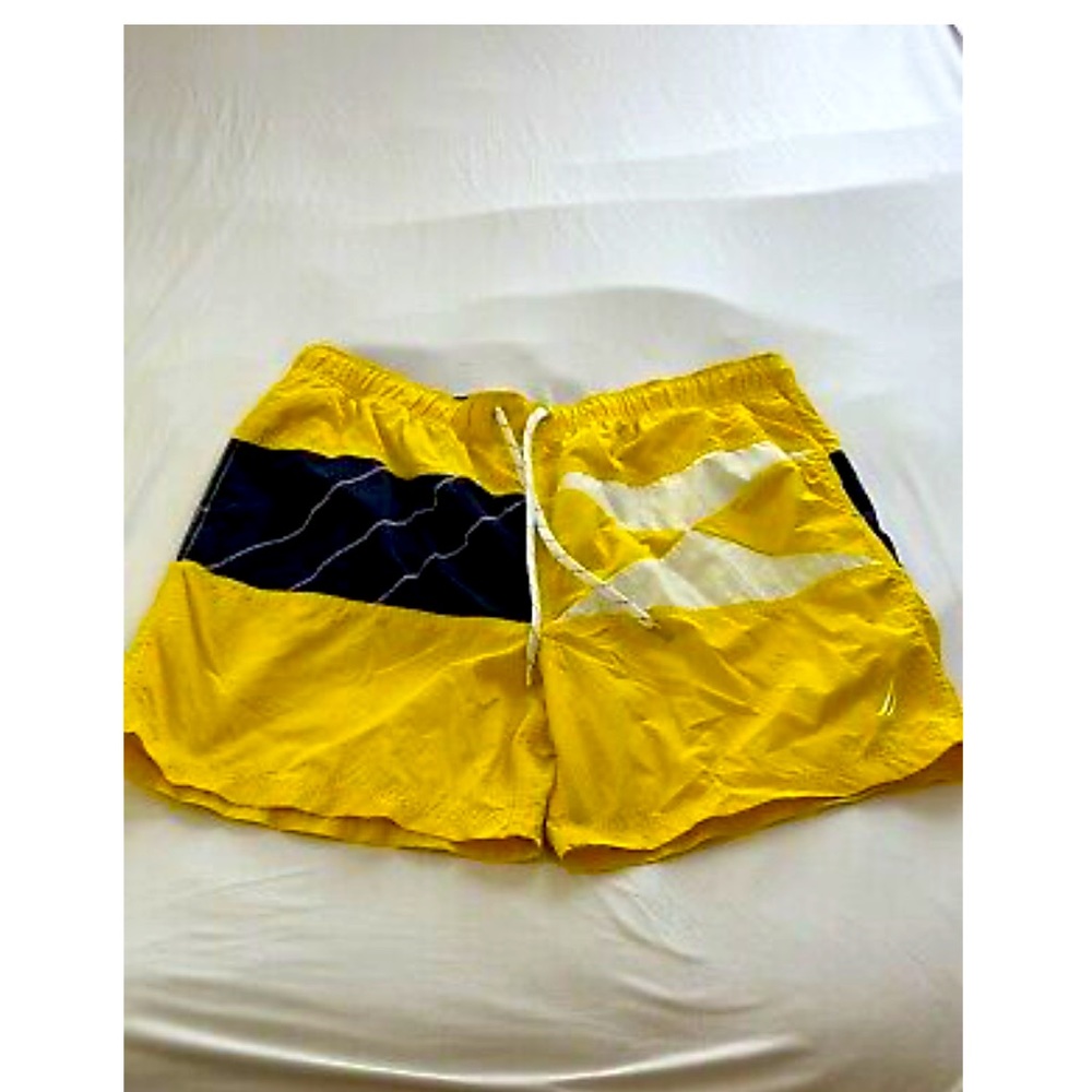 Vintage NAUTICA Wakeboarding Colorblock Lined Swim Trunks Shorts Men's Size XL